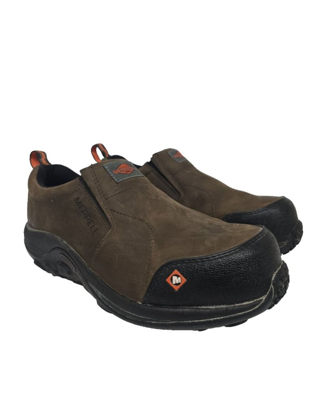 Merrell Men's Jungle Moc Ltr Composite Toe CSA Work Shoes J003345W Brown 9.5W